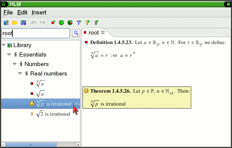 Keyword search in tree