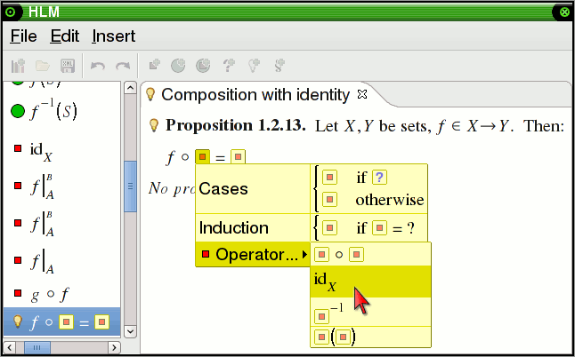 List of most-recently used items, restricted according to type system